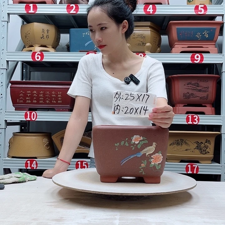 紫砂花盆紫砂花盆