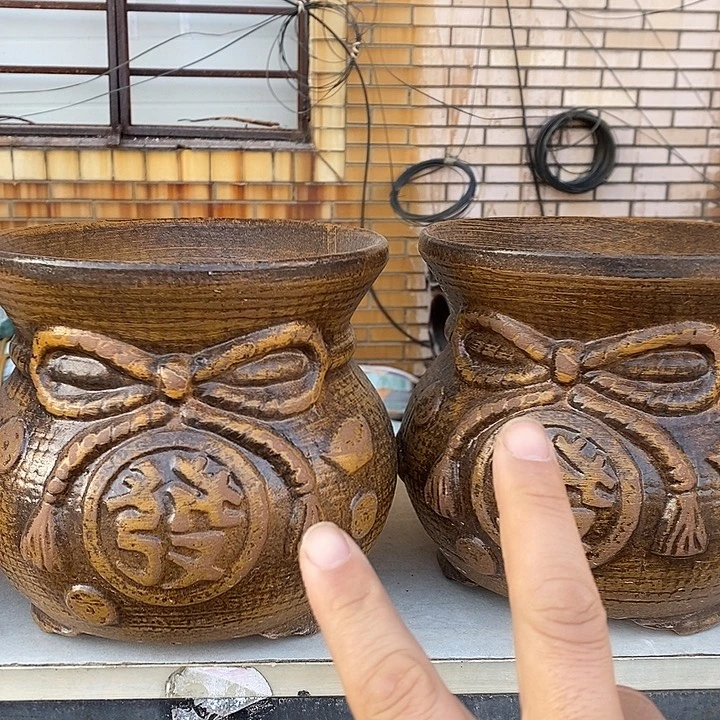 宜兴粗陶紫砂花盆5