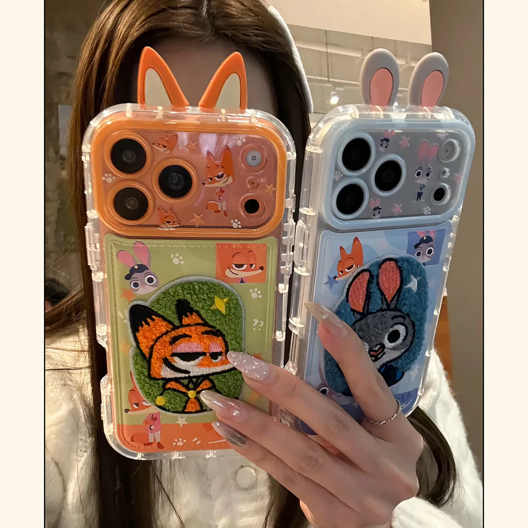 疯狂动物城适用苹果17promax情侣手机壳新款网红潮牌可爱爆款16p