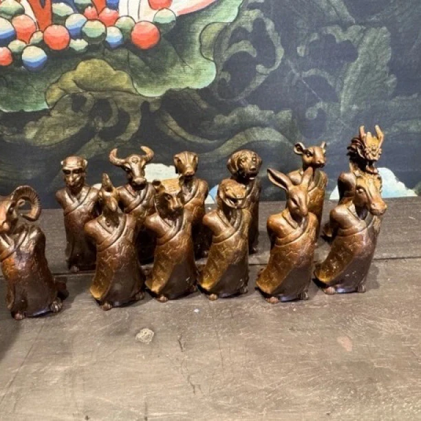 【闪购链接】铜十二生肖摆件