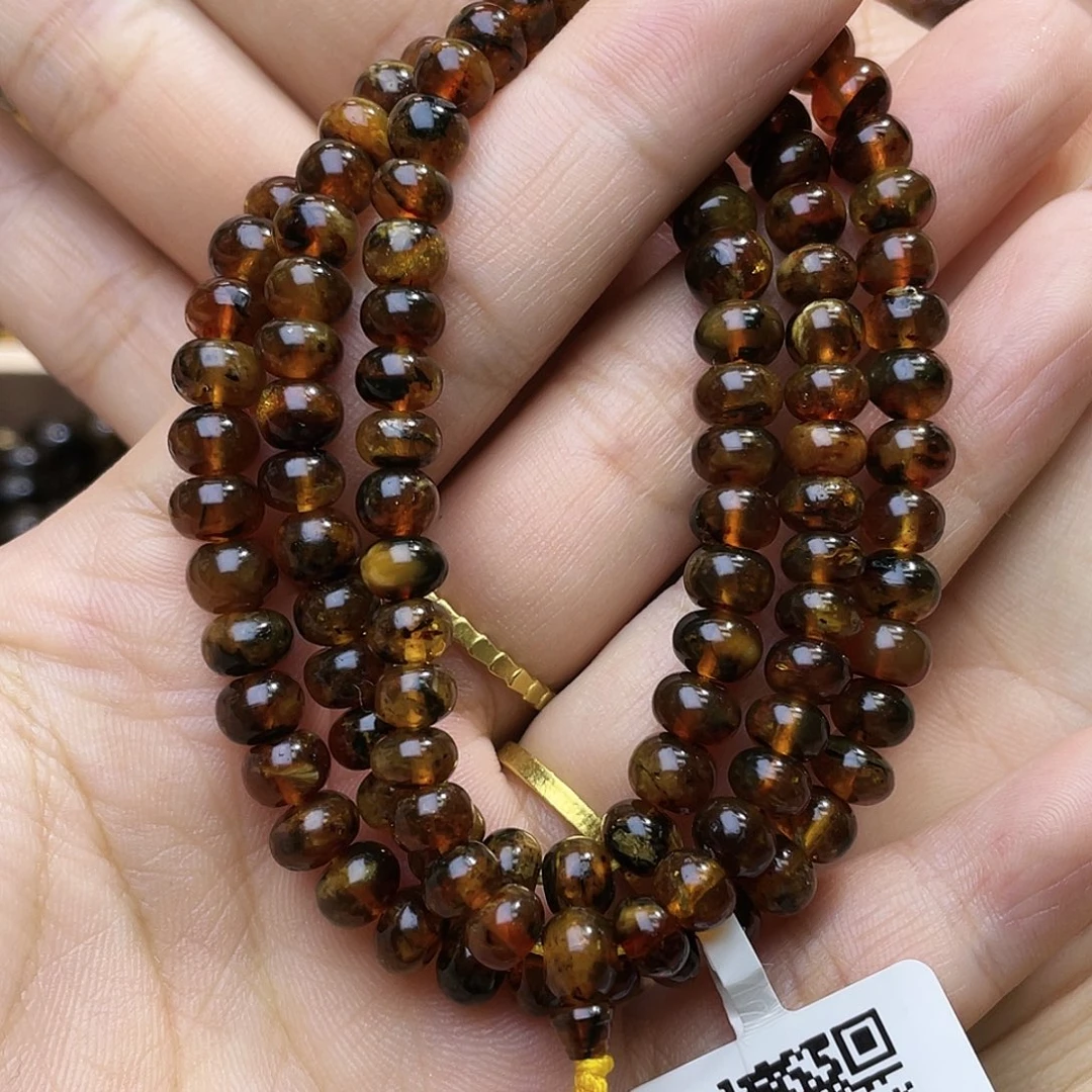 琥珀未镶嵌裸石6+