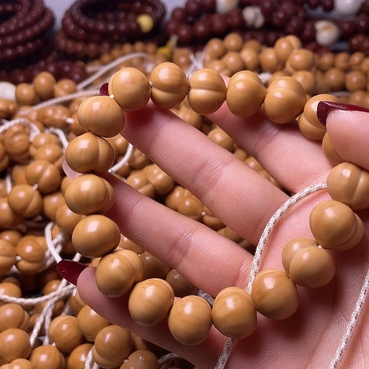 猴头核桃手串14尺寸镜面柯基屁桃手持全品无暇