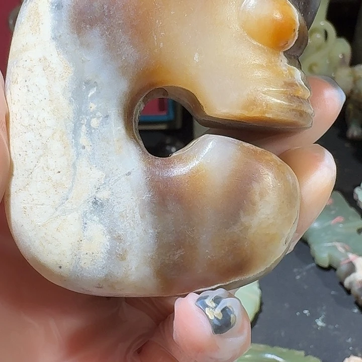 湘***哥和田玉未镶嵌颈饰