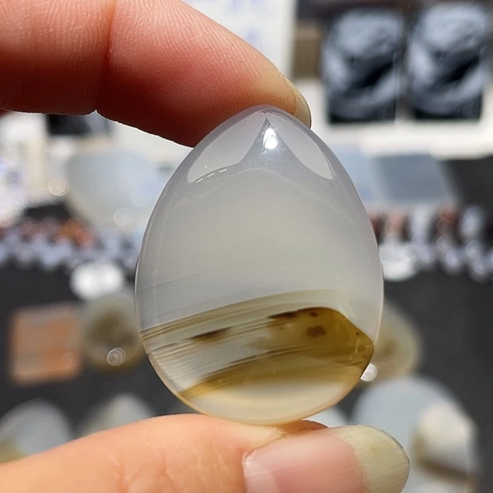 玛瑙/玉髓未镶嵌吊坠(不含链)