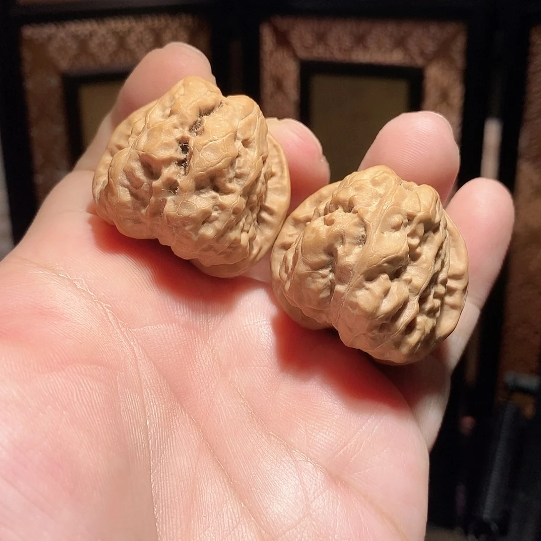 洋****文玩核桃把件35全品蛤蟆头全品