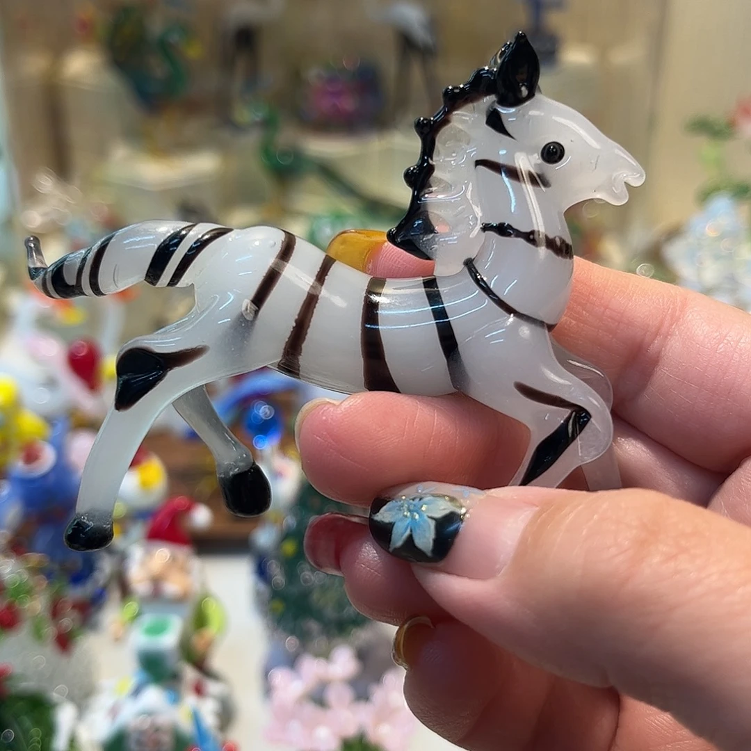 琉璃手工艺品斑马