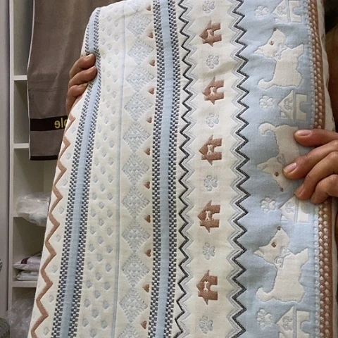 棉六层纱布凉席一条2.4✖️2.5