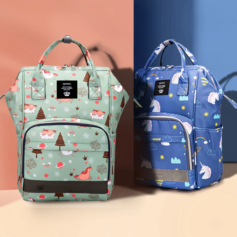 便捷轻便妈咪包大容量母婴双肩包时尚宝宝出行妈咪包多功能母婴包