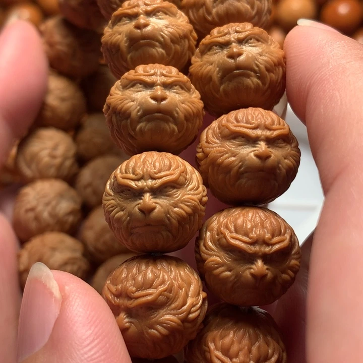 【闪购商品】猴头核桃手串林****）悟空