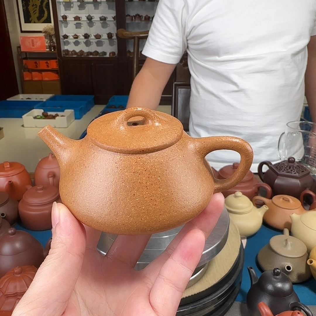 茶壶紫砂石瓢段泥