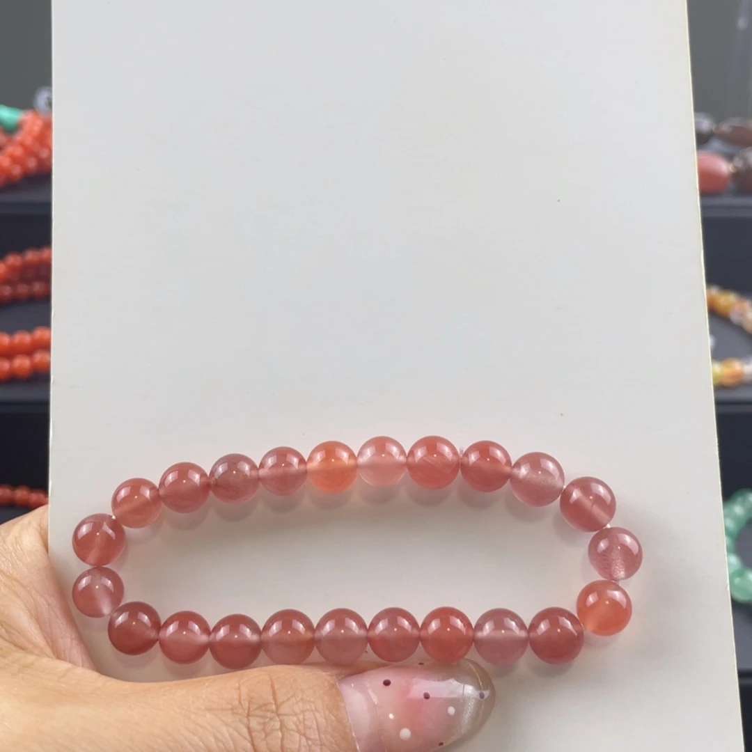 南红玛瑙冰粉7十未镶嵌