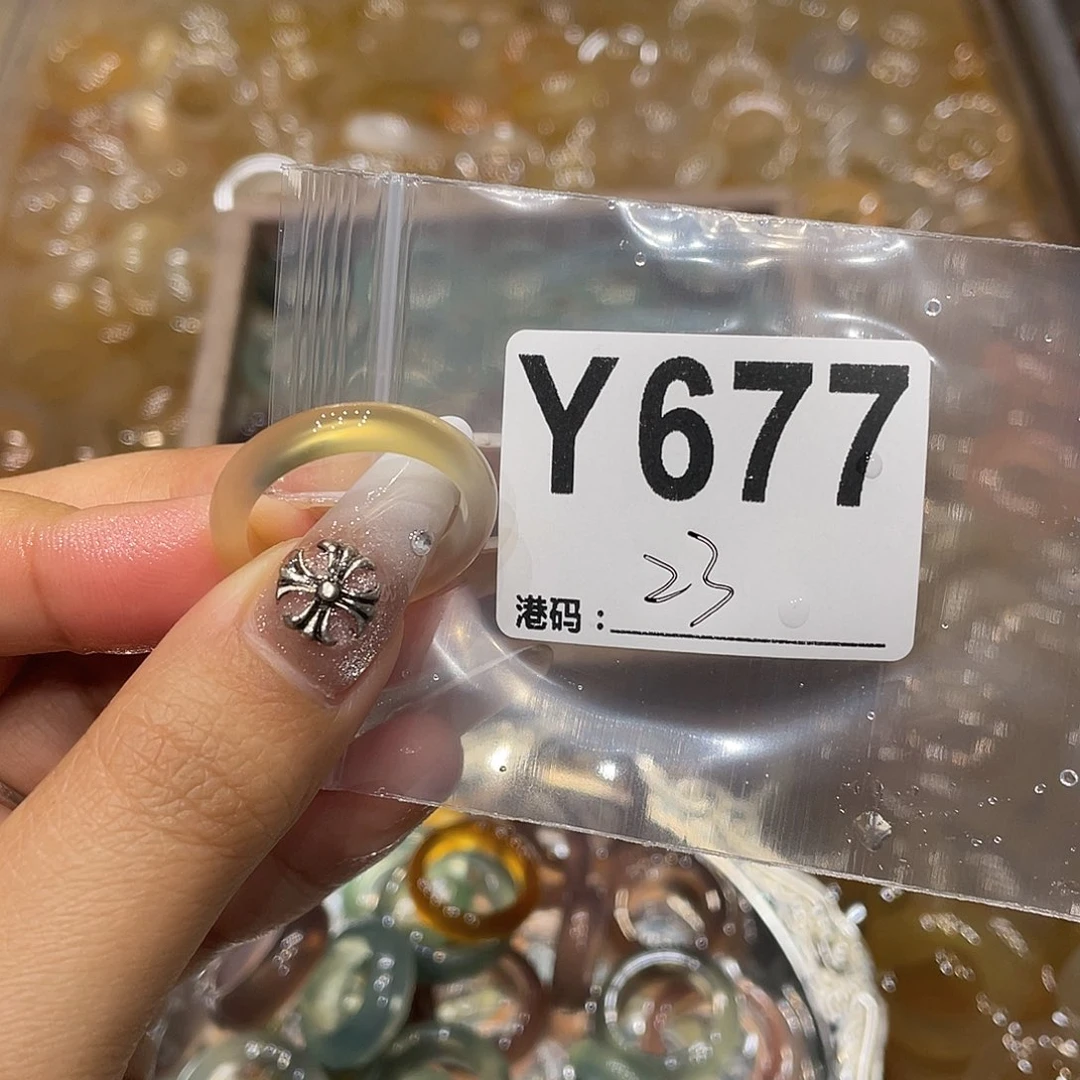 玛瑙/玉髓未镶嵌戒指677