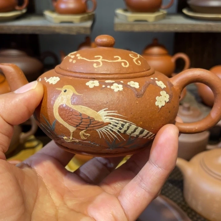 小****紫砂茶壶这种天气出门