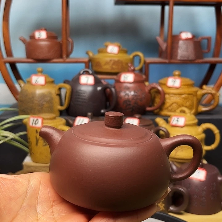 茶壶紫砂微瑕不带证书礼盒160cc