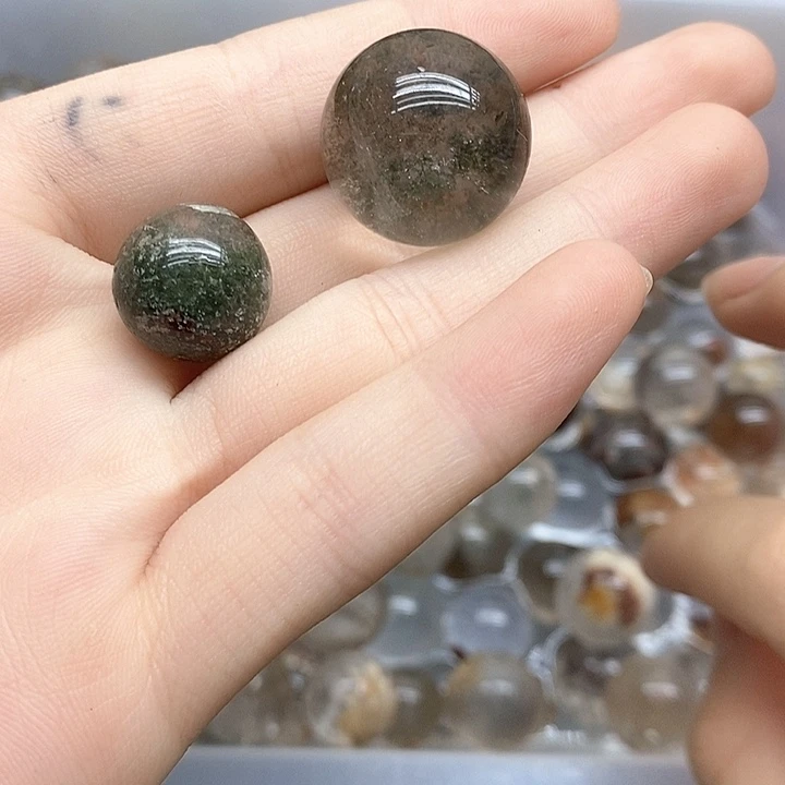钛钢项圈水晶水晶石144