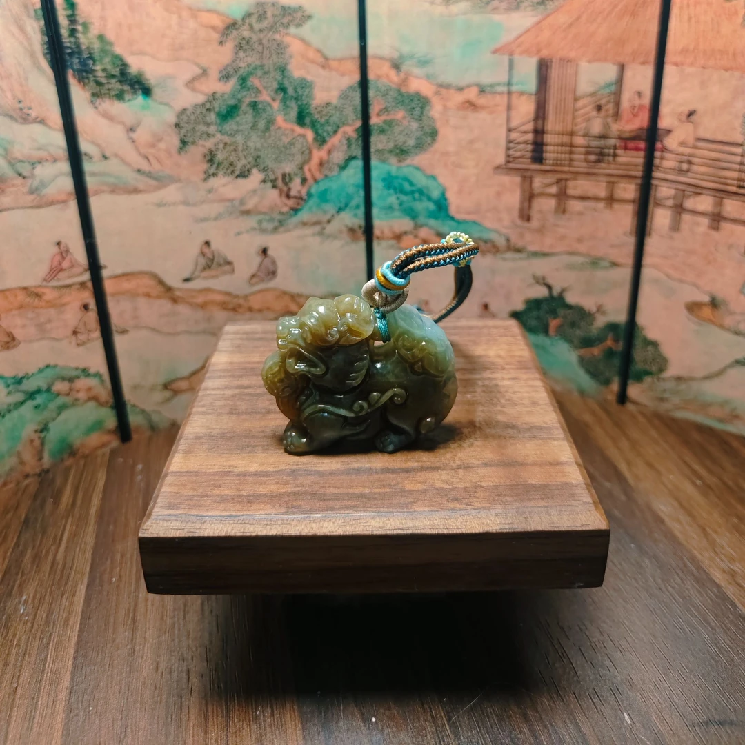 Z和田玉貔貅吊坠0737