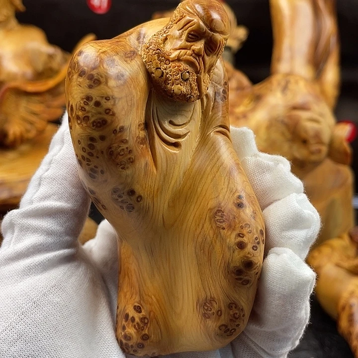 柏木（崖柏）达摩手把件