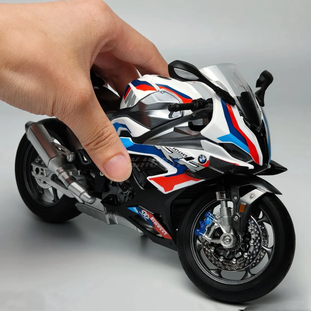 2023款宝马M1000RR模型1/9大比例仿真合金机车S1000RR-M玩具摆件