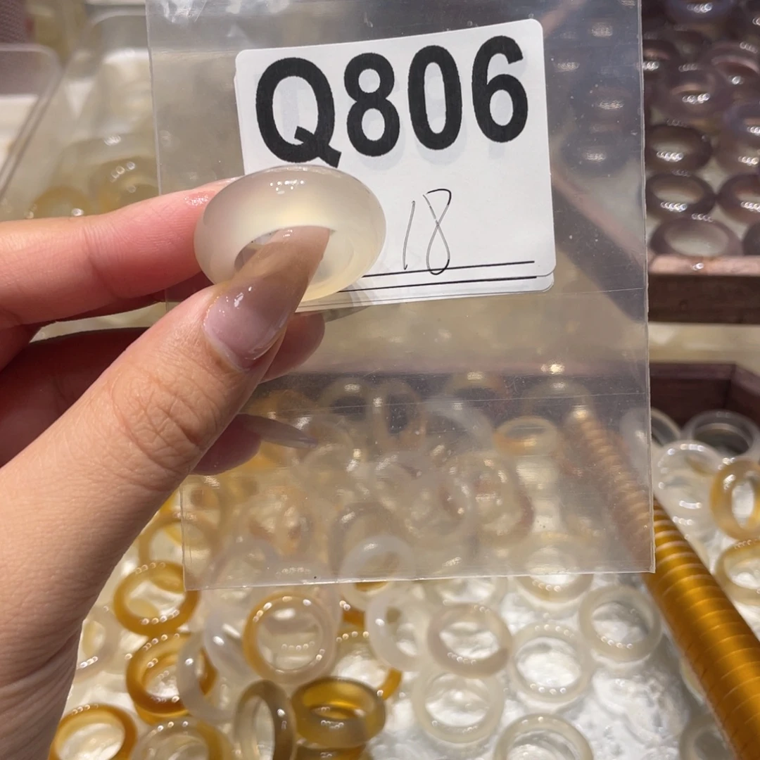 玛瑙/玉髓未镶嵌戒指806