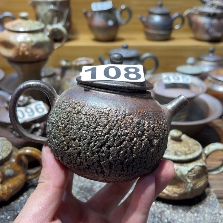 酷***爷手工制作柴烧茶壶108