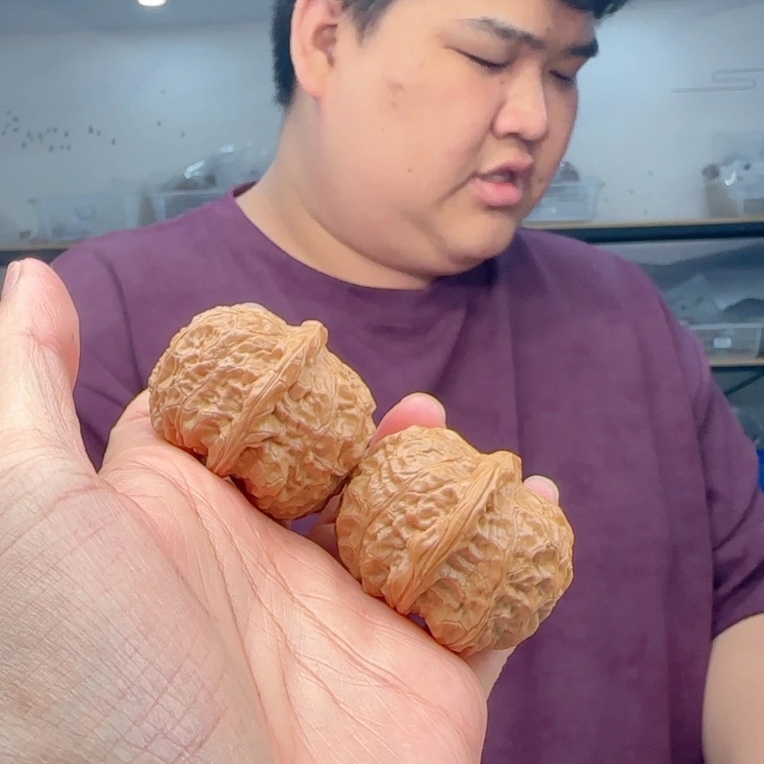 文玩核桃把件40全品南瓜墩