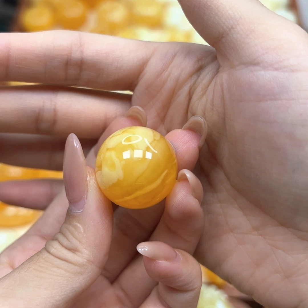 美***娘琥珀颈饰未镶嵌蜜蜡
