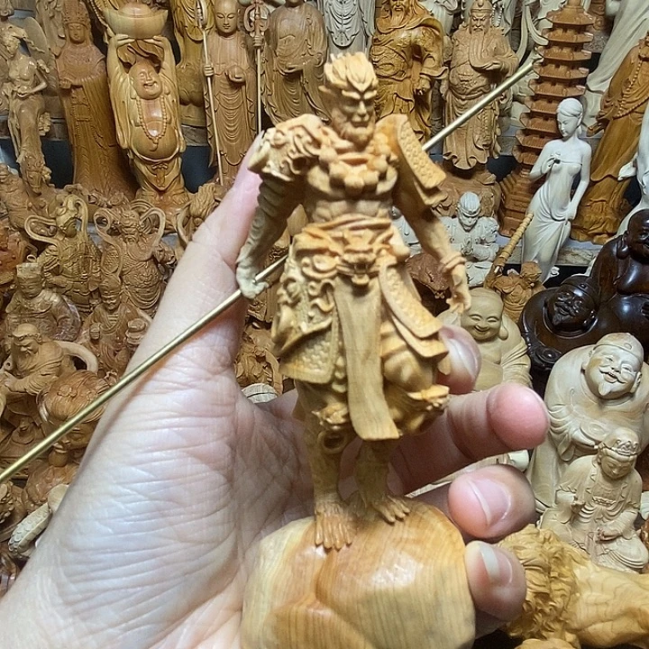 柏木（崖柏）悟空摆件