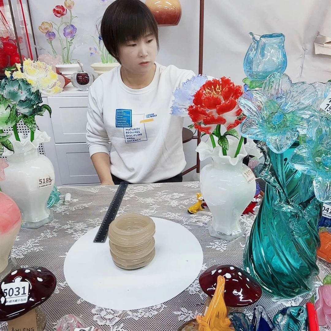 琉璃花瓶花器艺术品不完美