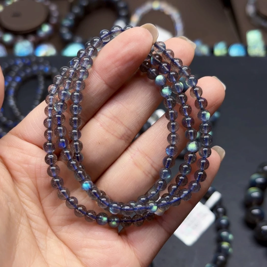 手链未镶嵌长石黑*4.6左右