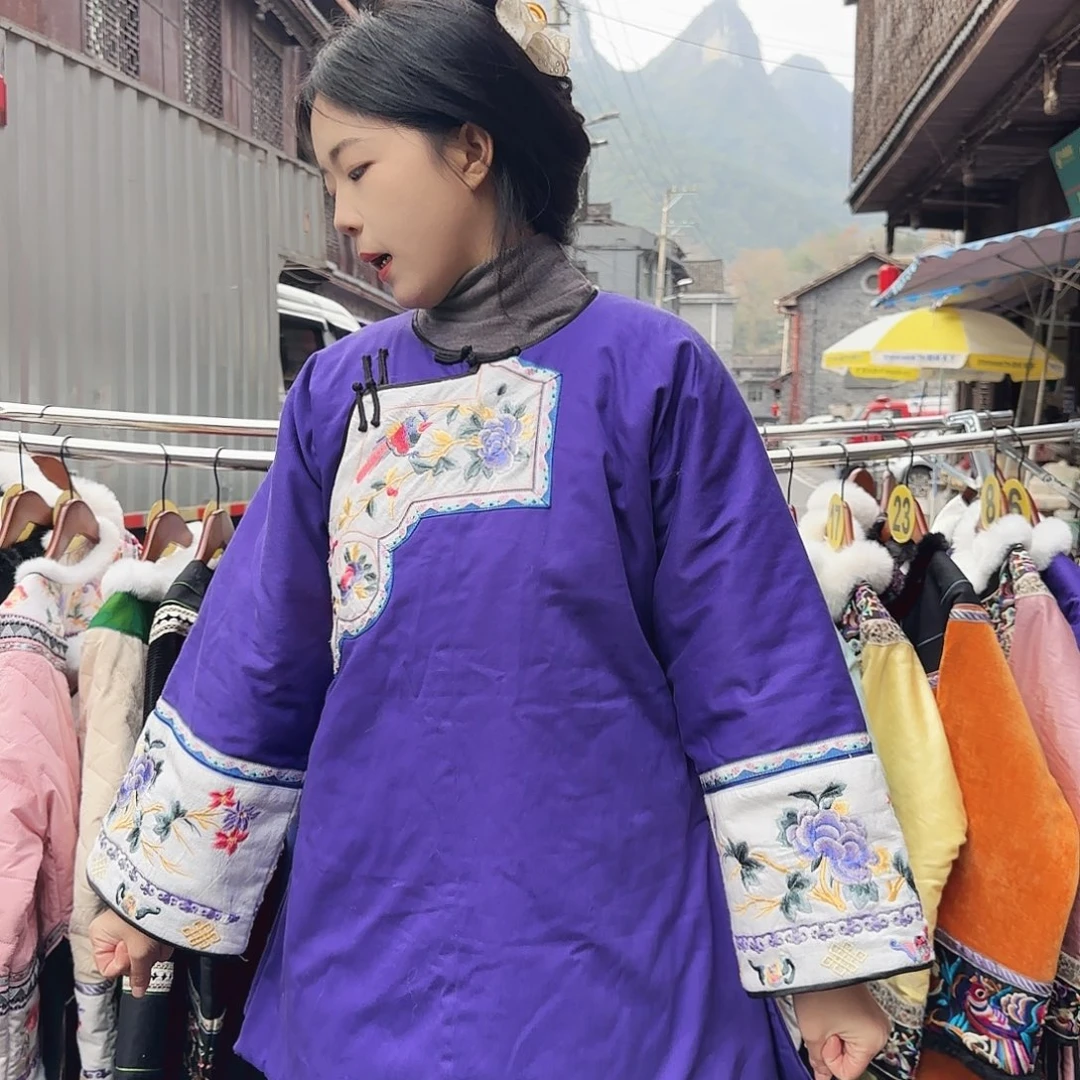 昀***姐湘西苗族刺绣加厚不要毛166 140斤