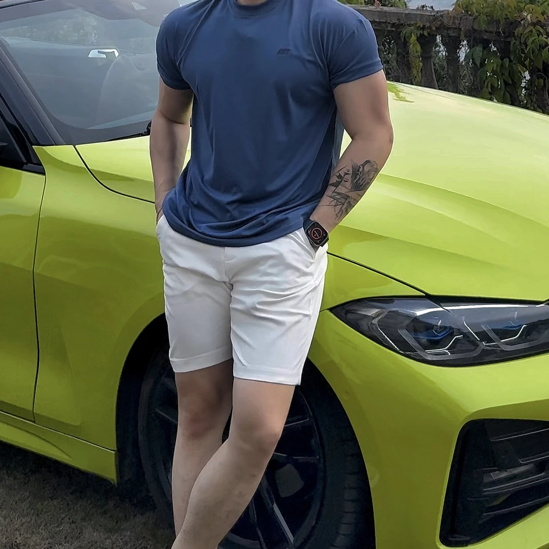 BEESTRONG休闲五分裤夏季透气弹力口袋短裤