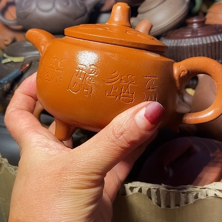 全手工制作宜兴紫砂茶壶