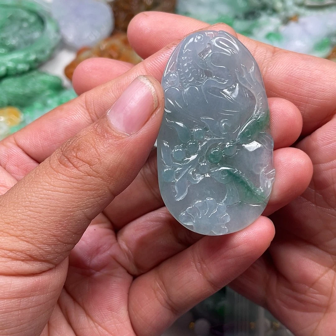 颈饰未镶嵌翡翠翡玉缘翡翠