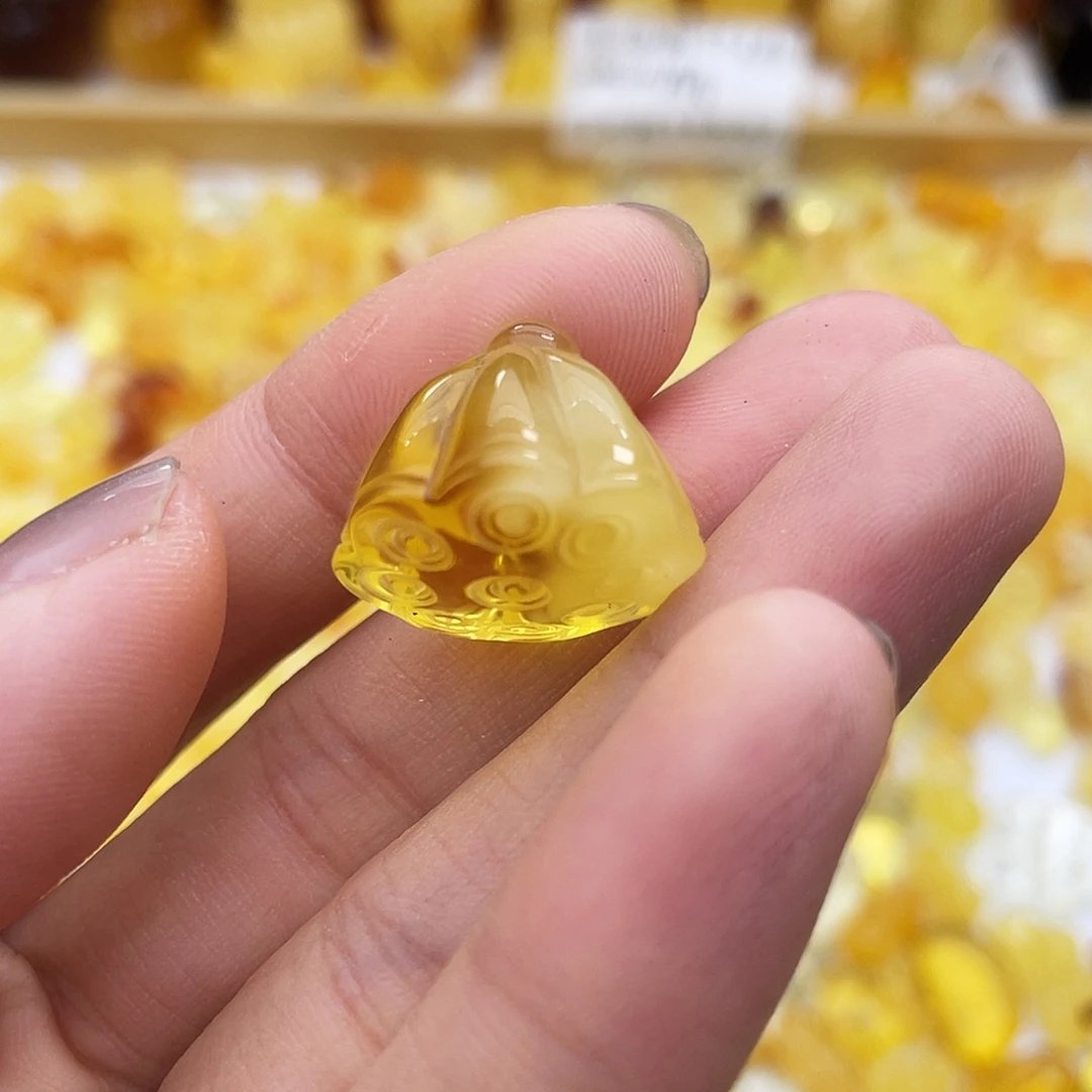 琥珀吊坠(不含链)未镶嵌