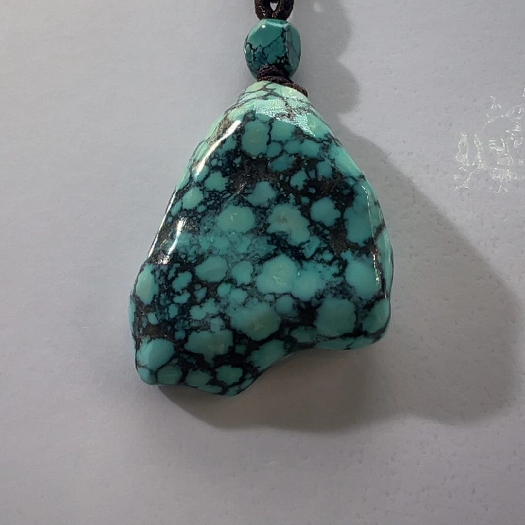 绿松石未镶嵌挂件