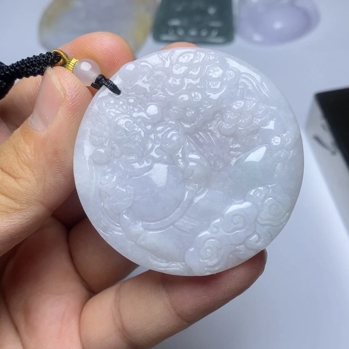 颈饰未镶嵌翡翠大**才翡翠