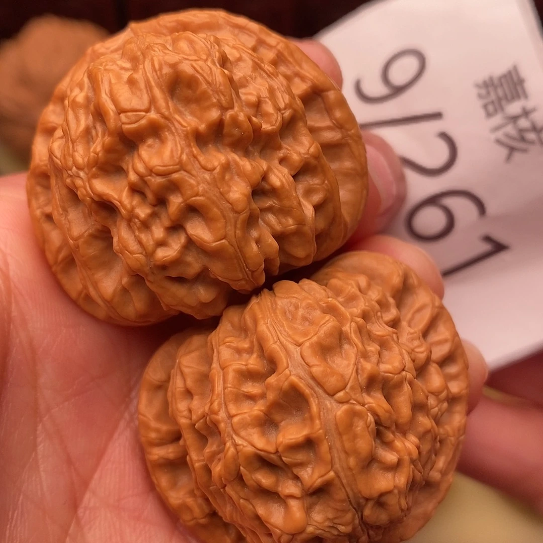 把件文玩核桃38白狮子
