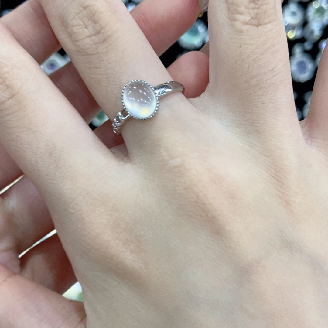 蛇纹石玉银S925镶嵌颈饰