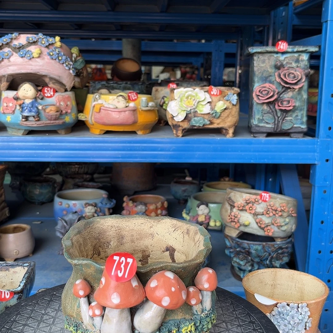 福利737 号陶然花器手工花盆