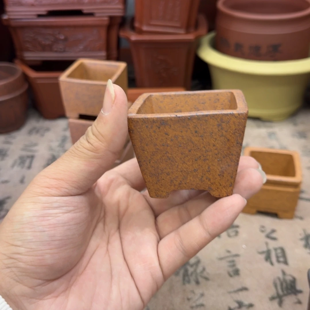 紫砂花盆宜兴紫砂正品5x4
