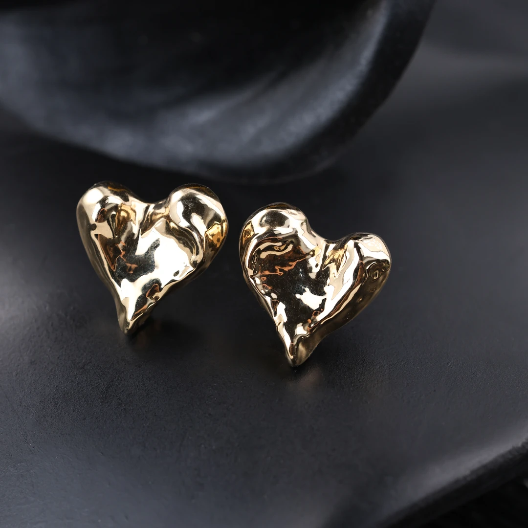 【举石臻选】TA0919-1331-218个性耳饰18K（一对/约18*18*5mm）H