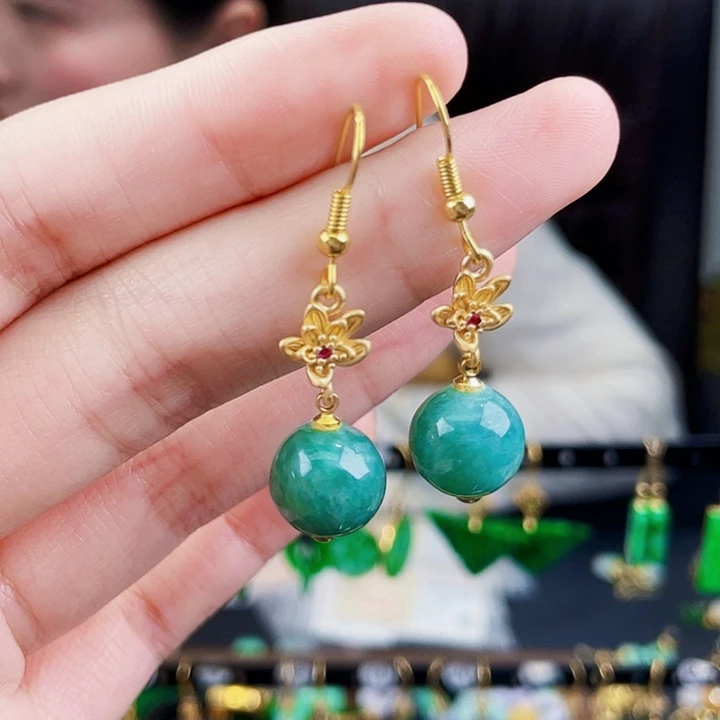 翡翠耳饰未镶嵌饰品