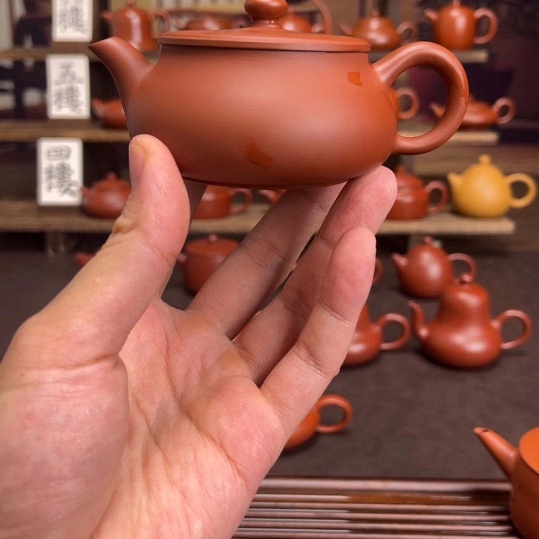 仧****紫砂茶壶明炉超薄130c