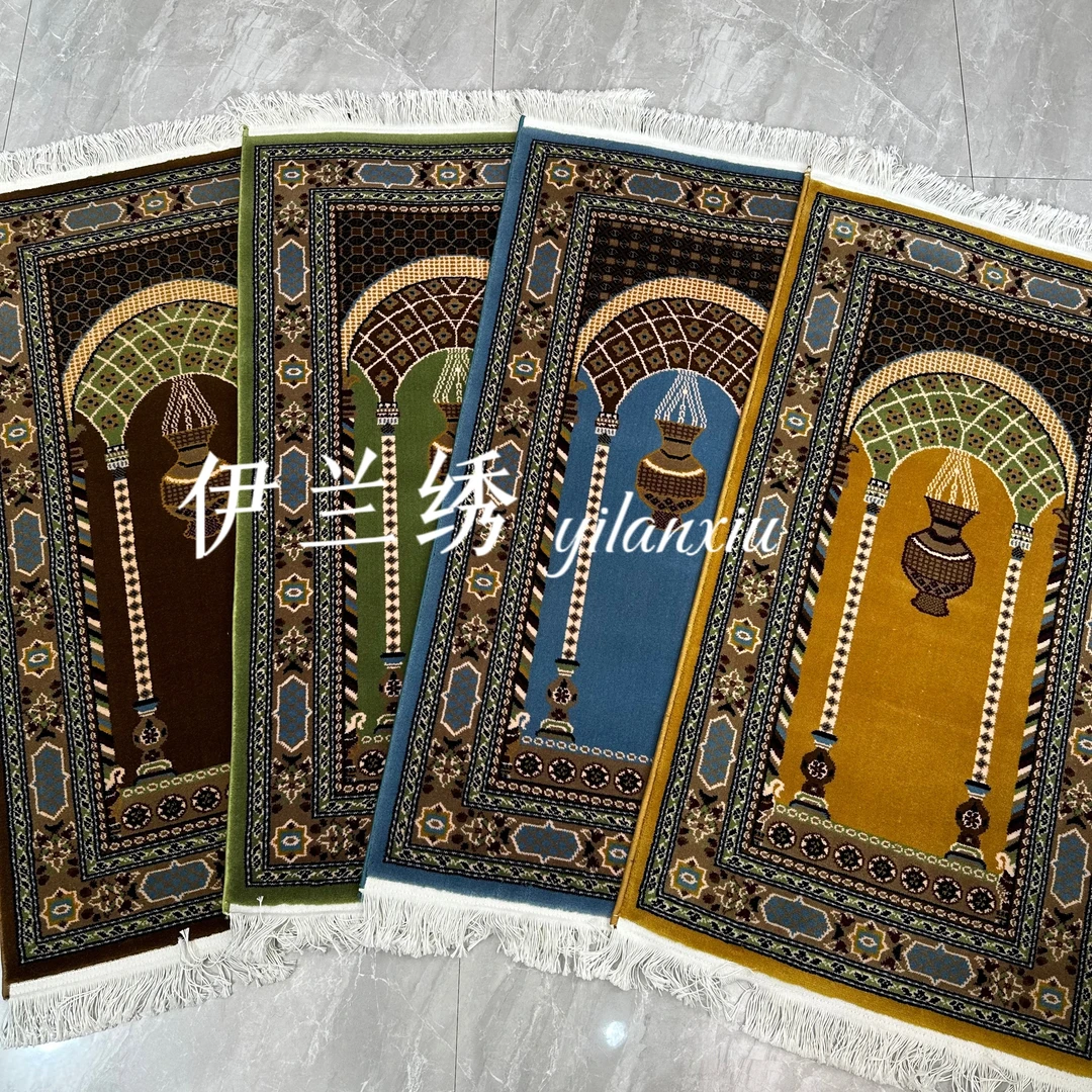 地垫高档羊毛超柔毯地毯68×124民族风加长加大加厚羊毛毯0039号