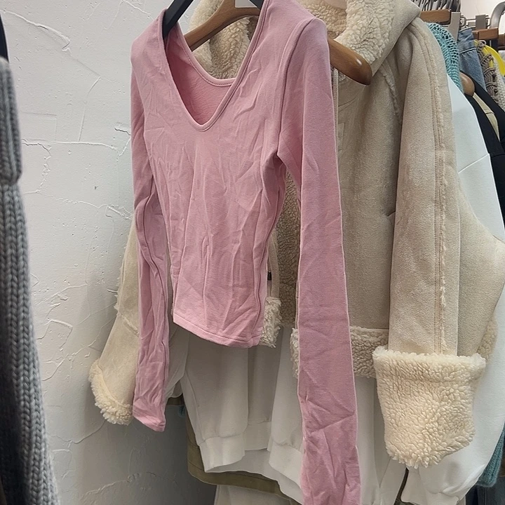 今天新款 粉色打底