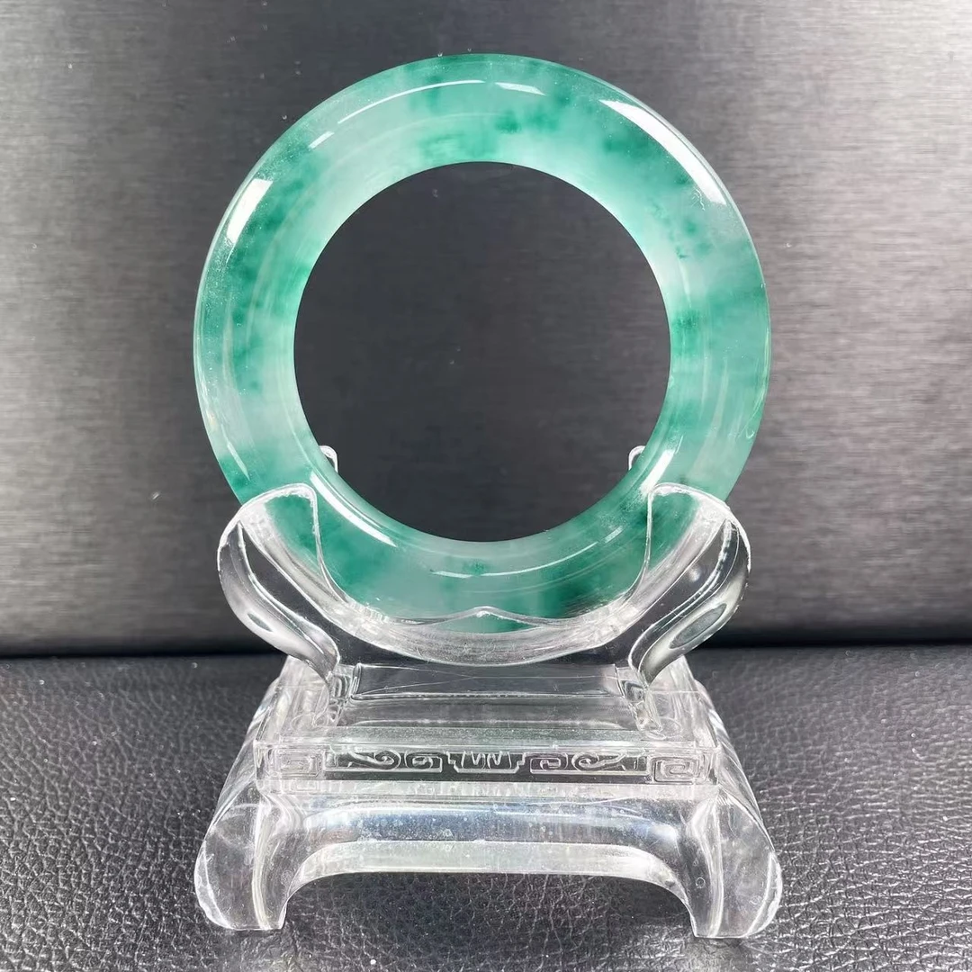 【小杨严选】蓝飘花粗圆精美百搭雕刻奇石