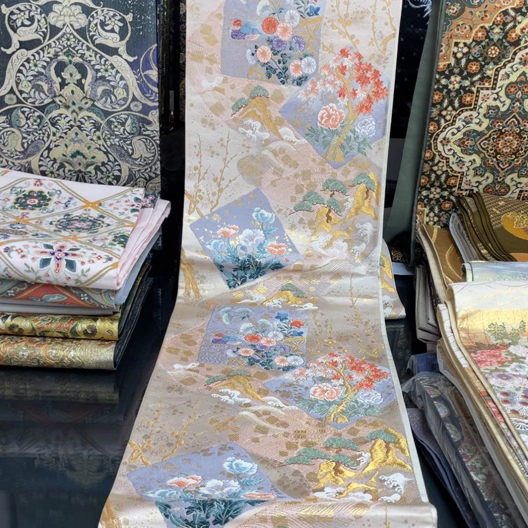 织绣唐锦桑蚕丝正绢面料