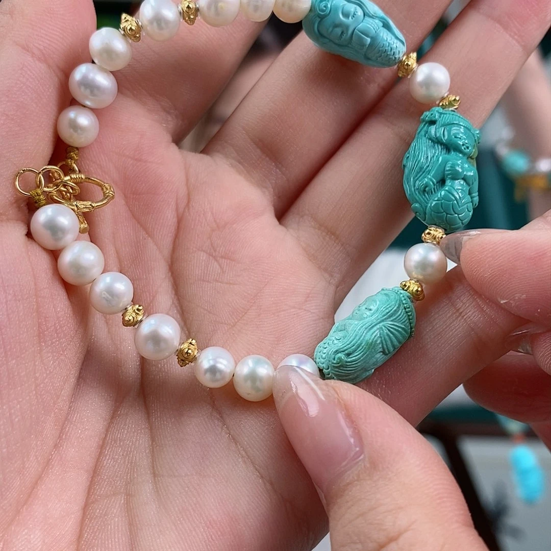 绿松石珠宝奇石未镶嵌