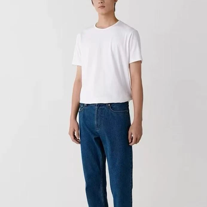 【云朵T】男装全棉针织布短袖圆领  8143