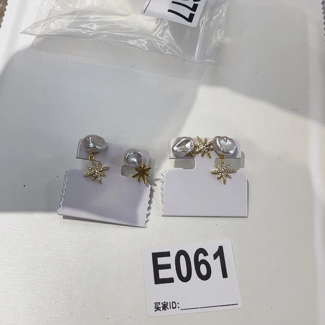 耳饰淡水珍珠合金